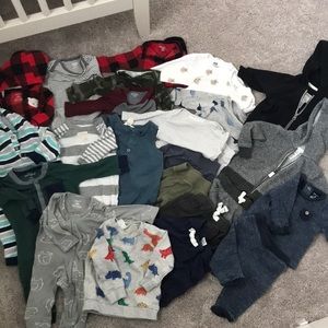 Baby 25 piece LOT 0-3  3-6 month Old navy H&M more
